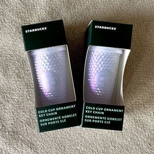 Starbucks Holiday 2022 Iridescent Studded Cold Cup Ornament